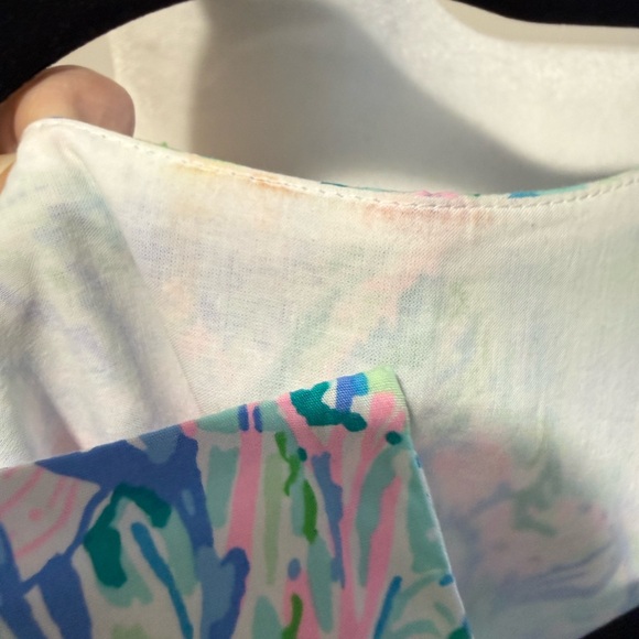 NWT Lilly Pulitzer Trina dress in Surf Blue Soleil size L - Picture 7 of 8